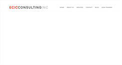 Desktop Screenshot of ecicconsulting.com